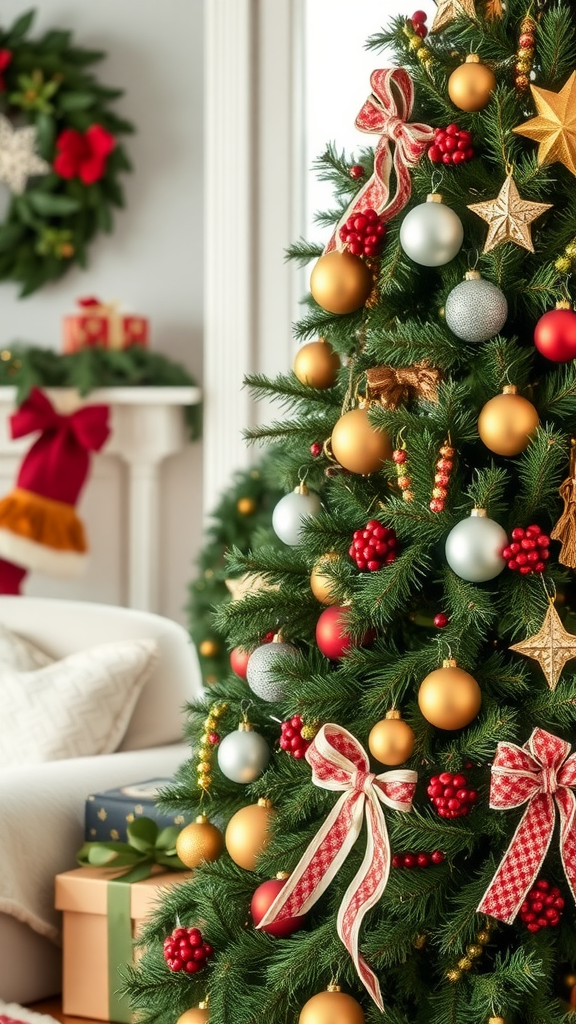 Evergreen and Berry Garland