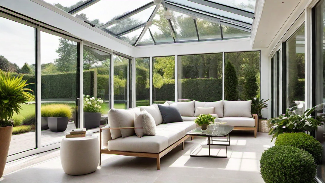 8. Contemporary Elegance: Modern and Minimalist Sunroom Designs