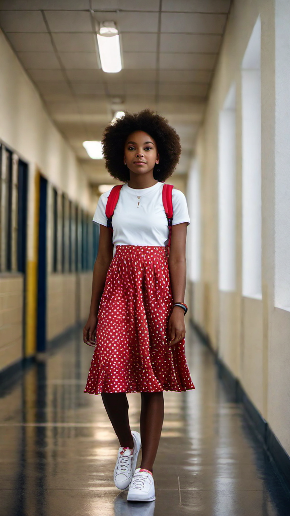 Stylish Outfits for African American Girls on Their First Day