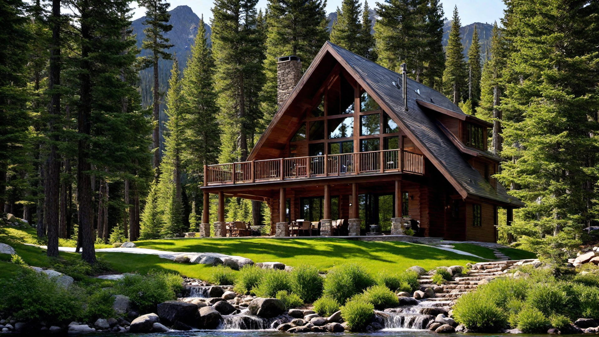Tiny Mountain Cabin Tucked in the Forest