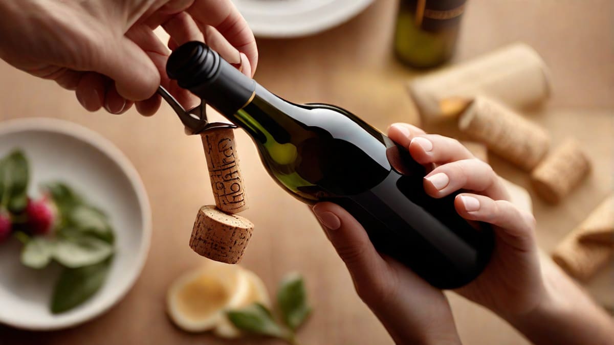 How To Open Cork In Wine Bottle