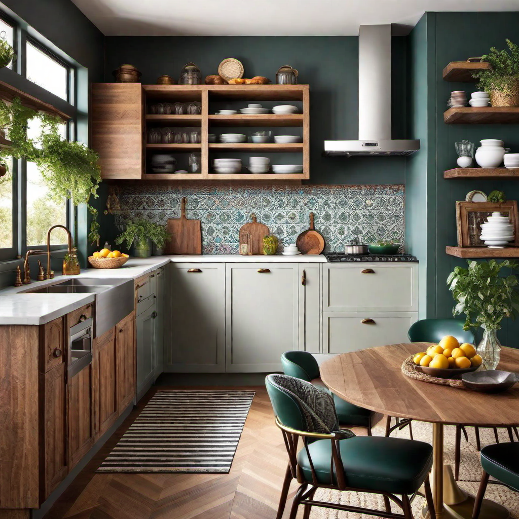 Vintage Charm: Eclectic Vintage Kitchen
