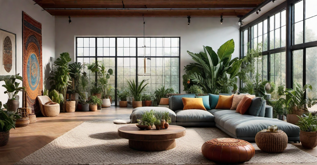 Bohemian Influences: Art and Music in Bungalow Living Spaces