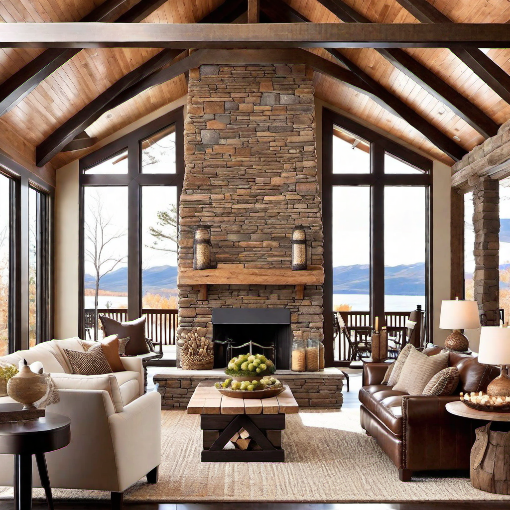 Rustic Elegance: Log Cabin Interior Design