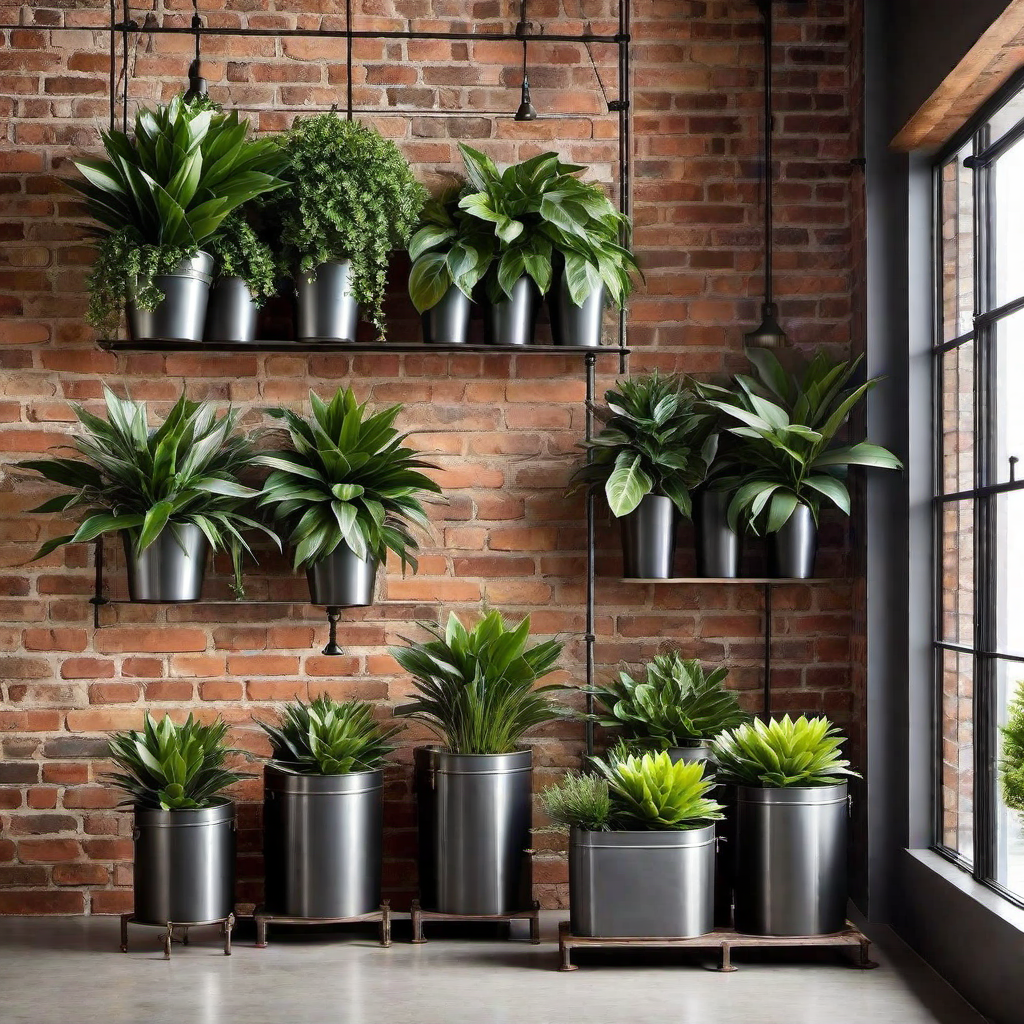Industrial Farmhouse Plant Decor