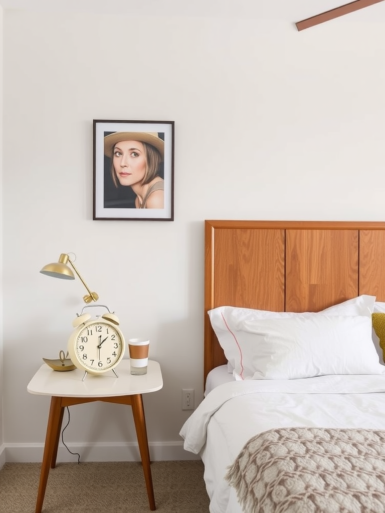 Retro Clocks and Timepieces for Mid-Century Modern Bedrooms