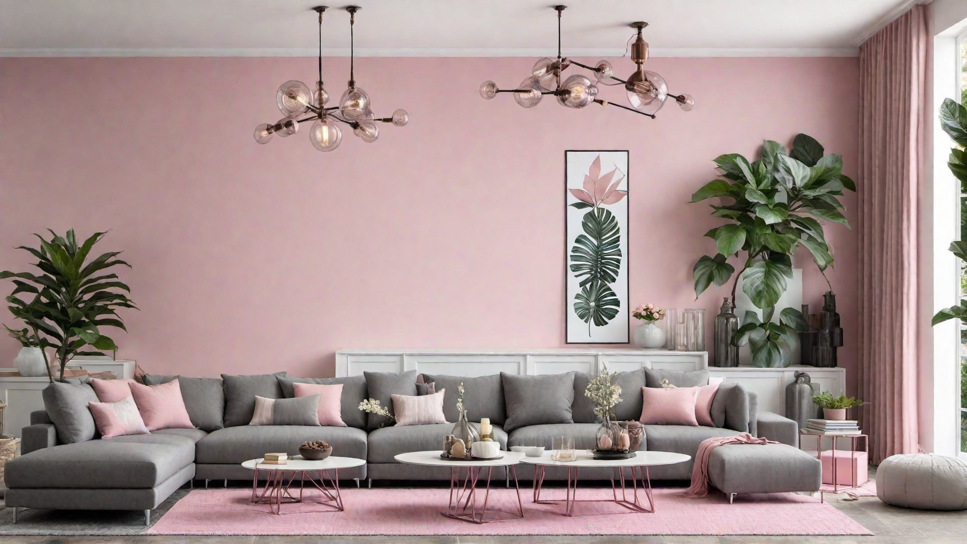 Industrial Chic: Pink Metal Accents