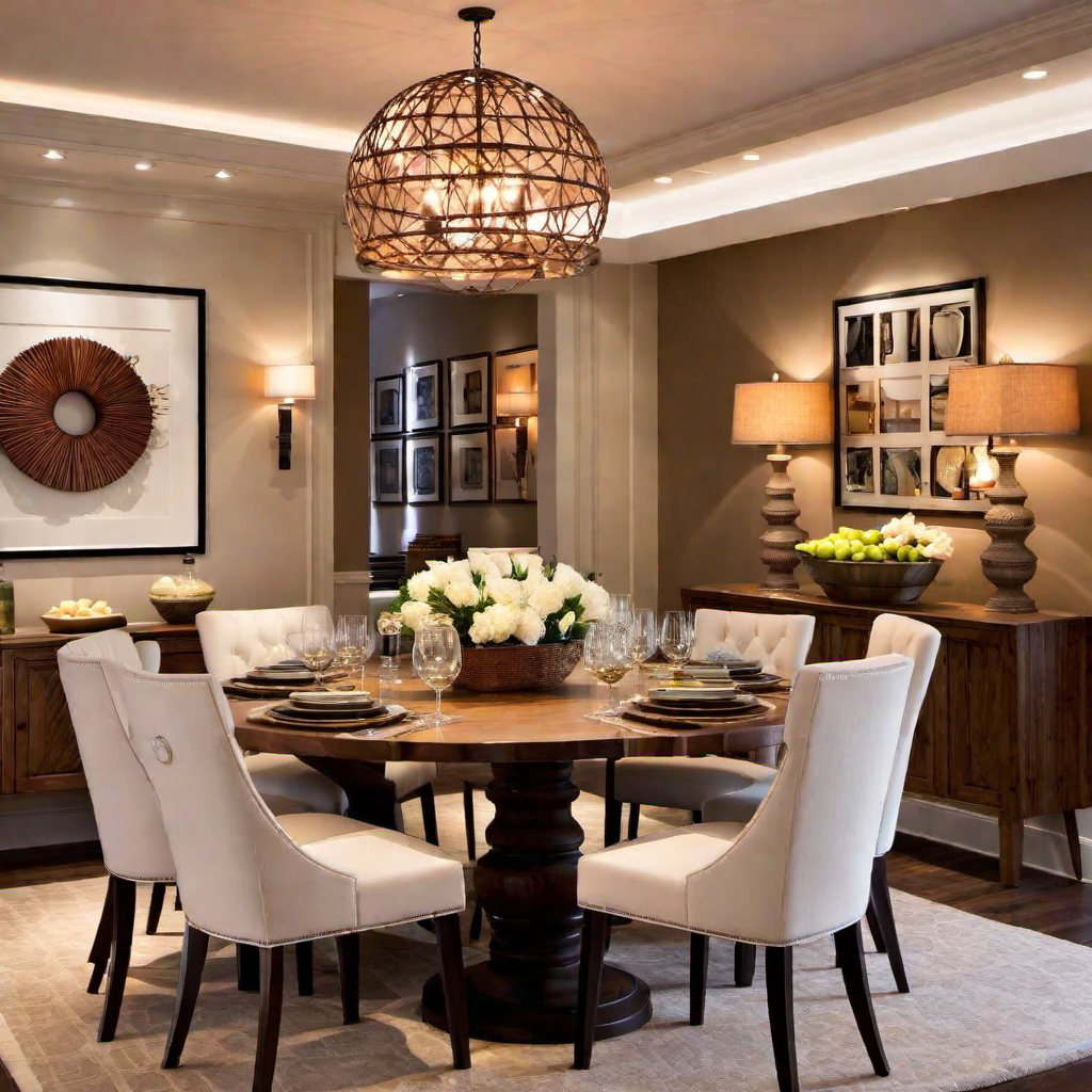 Intimate Gathering: Cozy Dining Room Setup