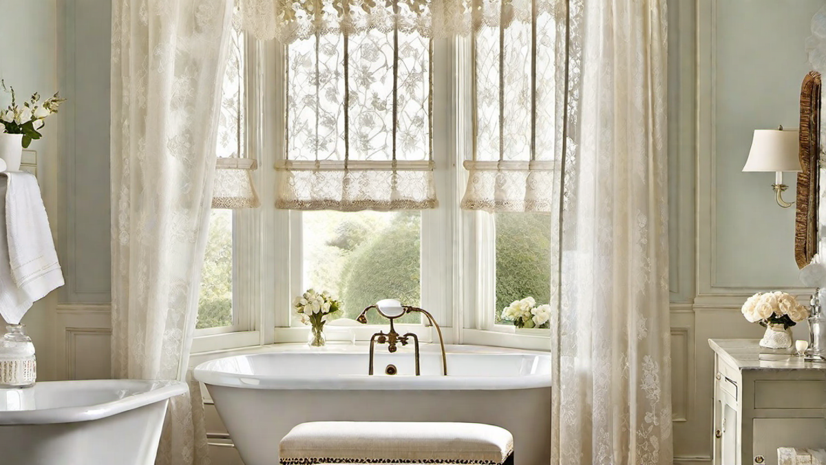 Charming Details: Lace Curtains and Embroidered Linens