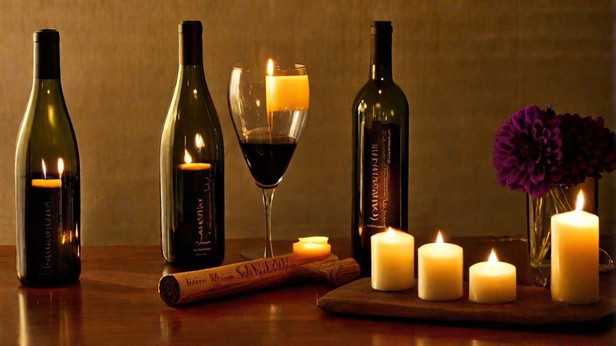 How To Make Candles From Wine Bottles