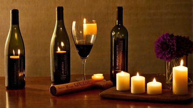 How To Make Candles From Wine Bottles