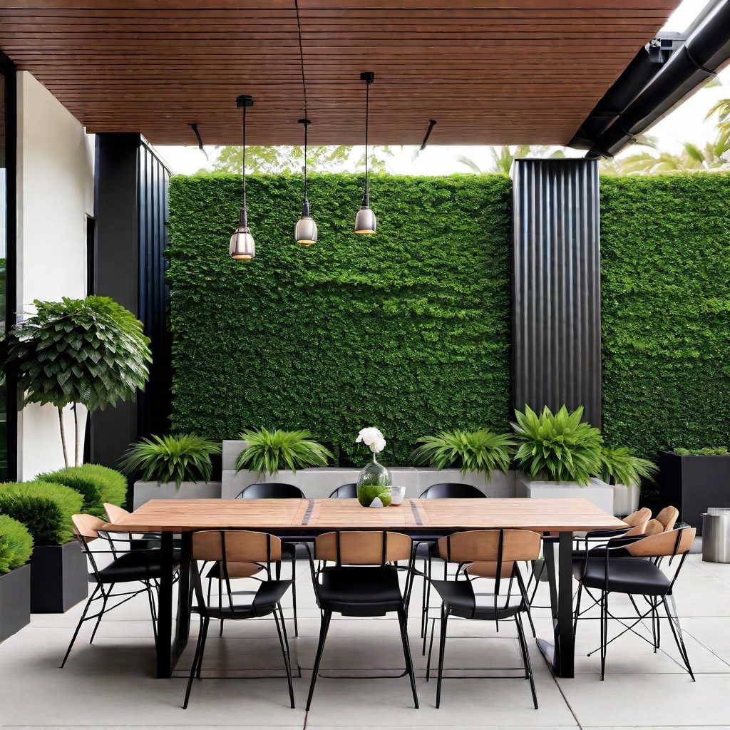 Metal Outdoor Furniture: A Modern Industrial Touch