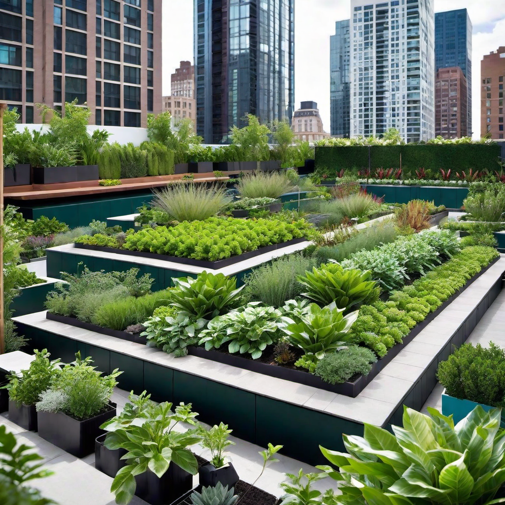 Urban Rooftop Garden: Greenery in the Heart of the City