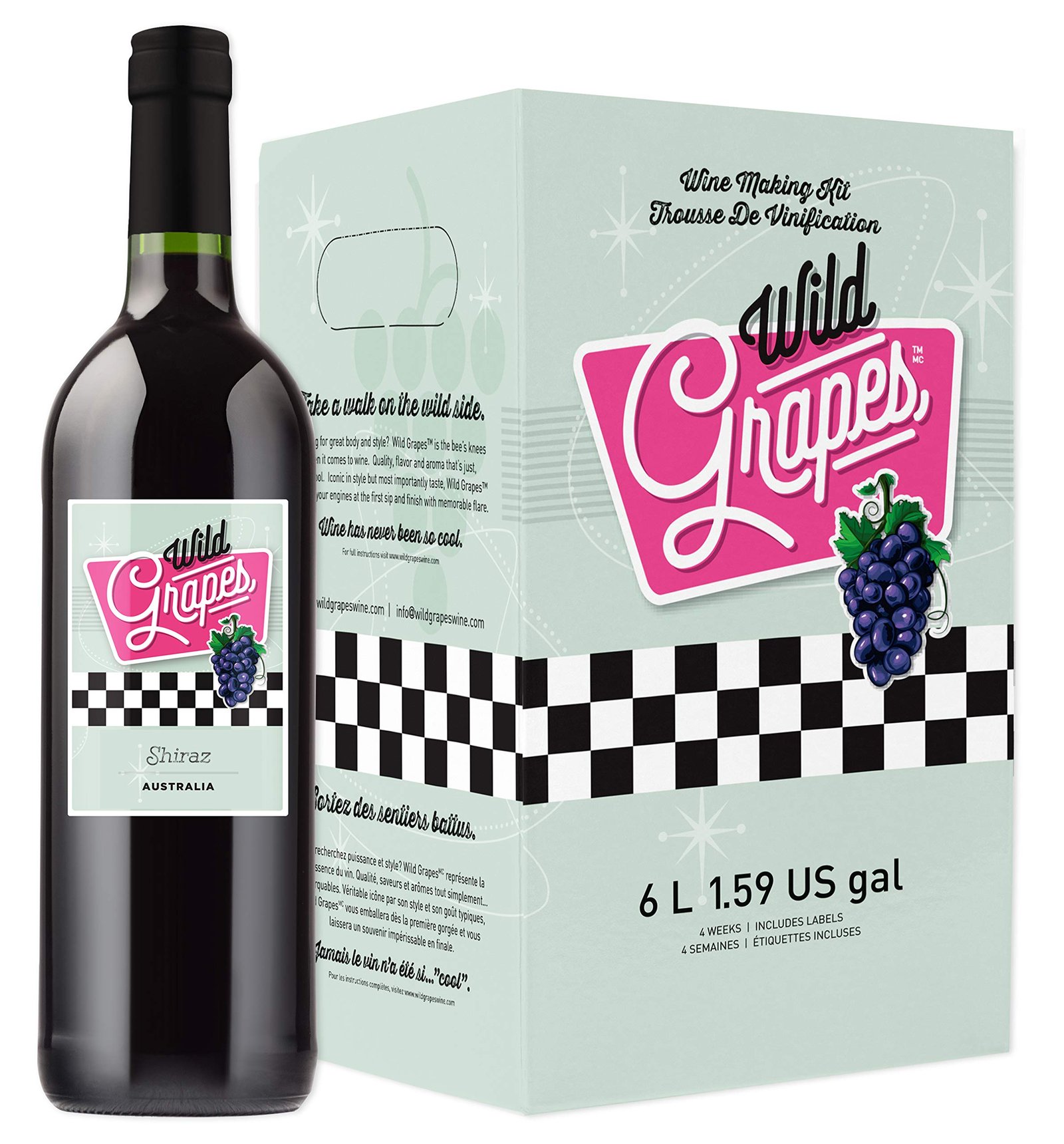 Wild Grapes Shiraz Wine Kit