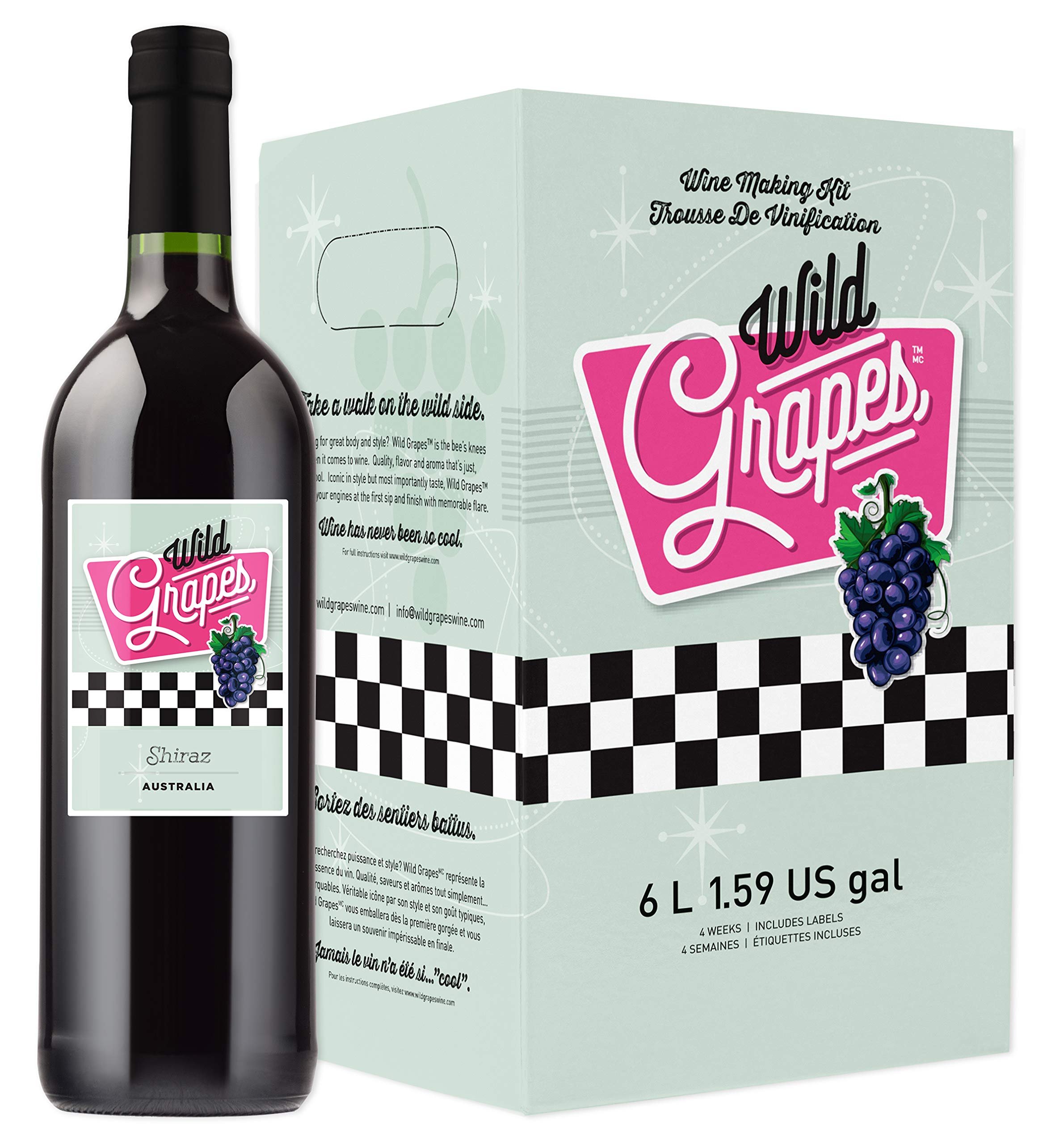 Wild Grapes Shiraz Wine Kit