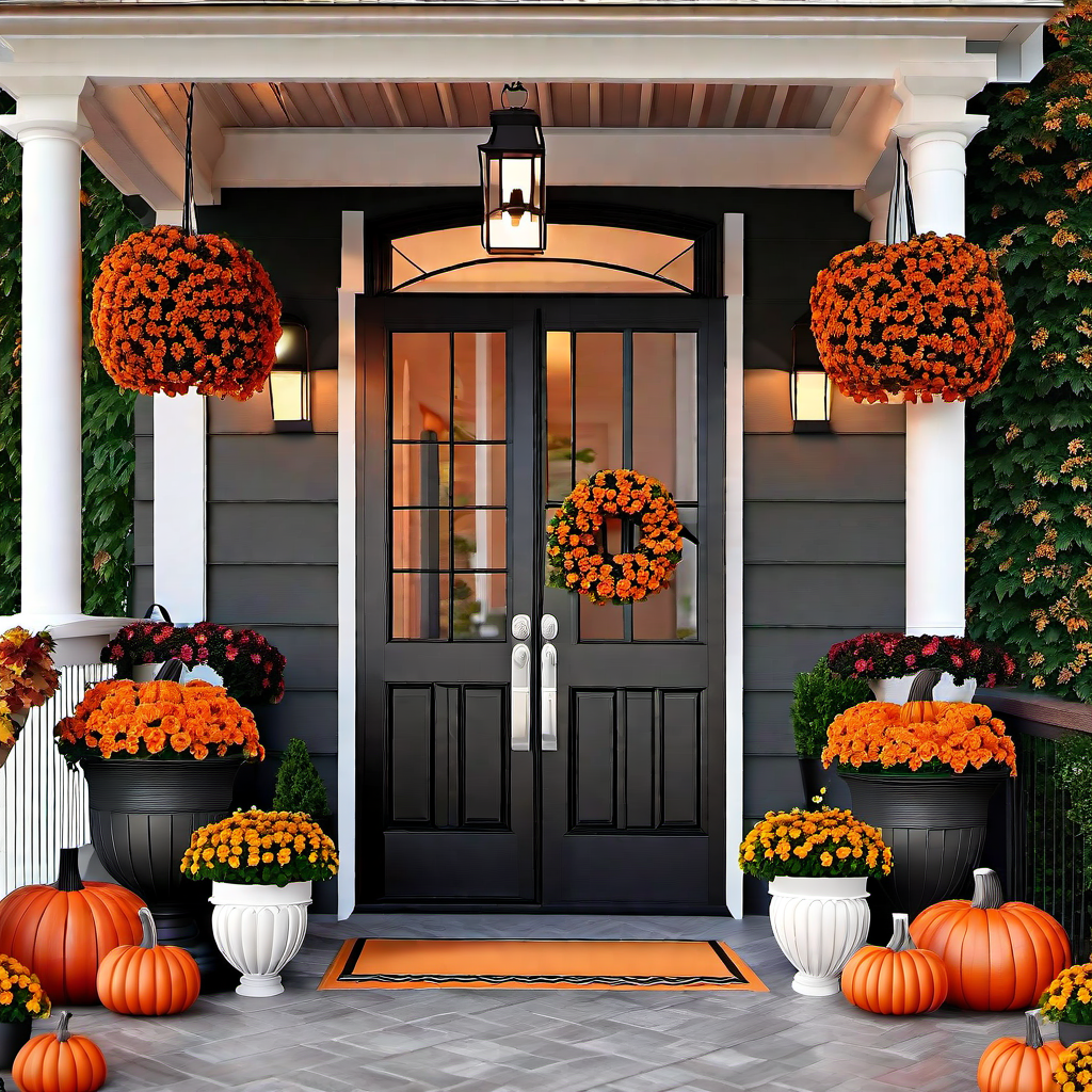 Artsy Arrangements: Painted Pumpkins and Floral Displays