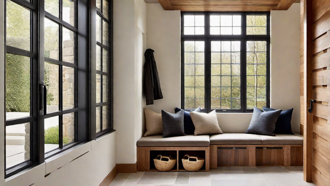 Natural Elements: Wood and Stone in Mudroom Design