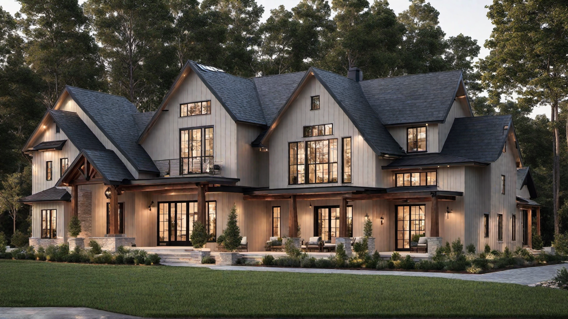 Gable Roof Appeal: Classic Farmhouse Element in a Modern Context