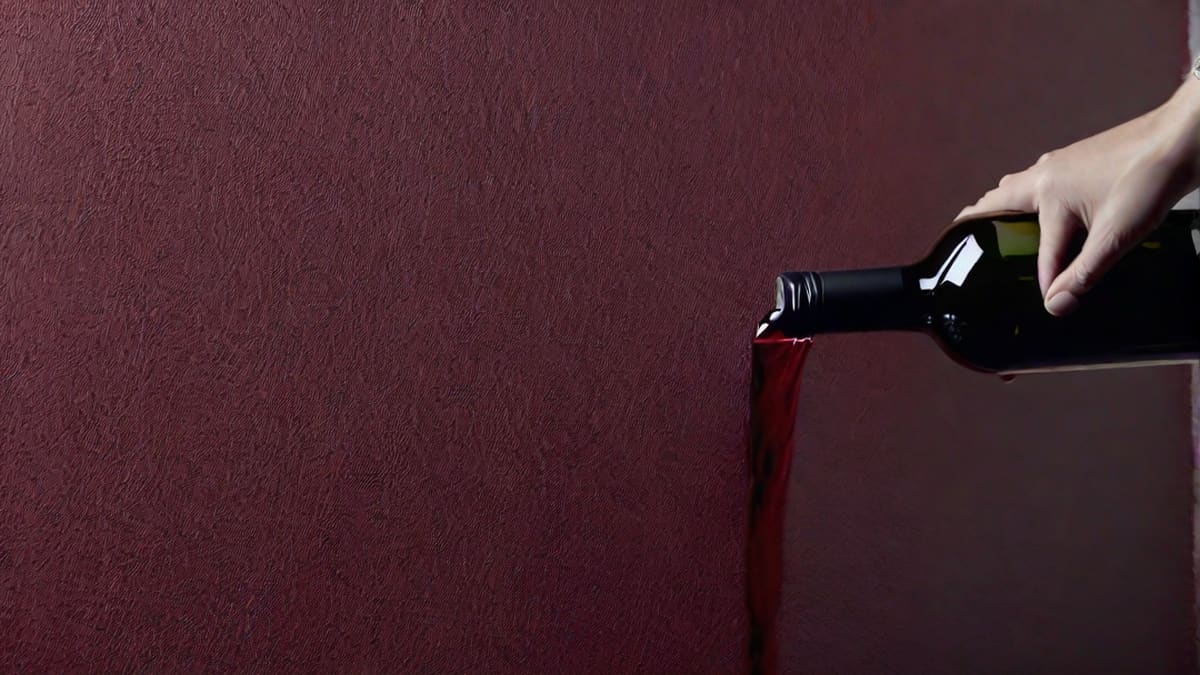 How To Get Wine Stain Off Wall