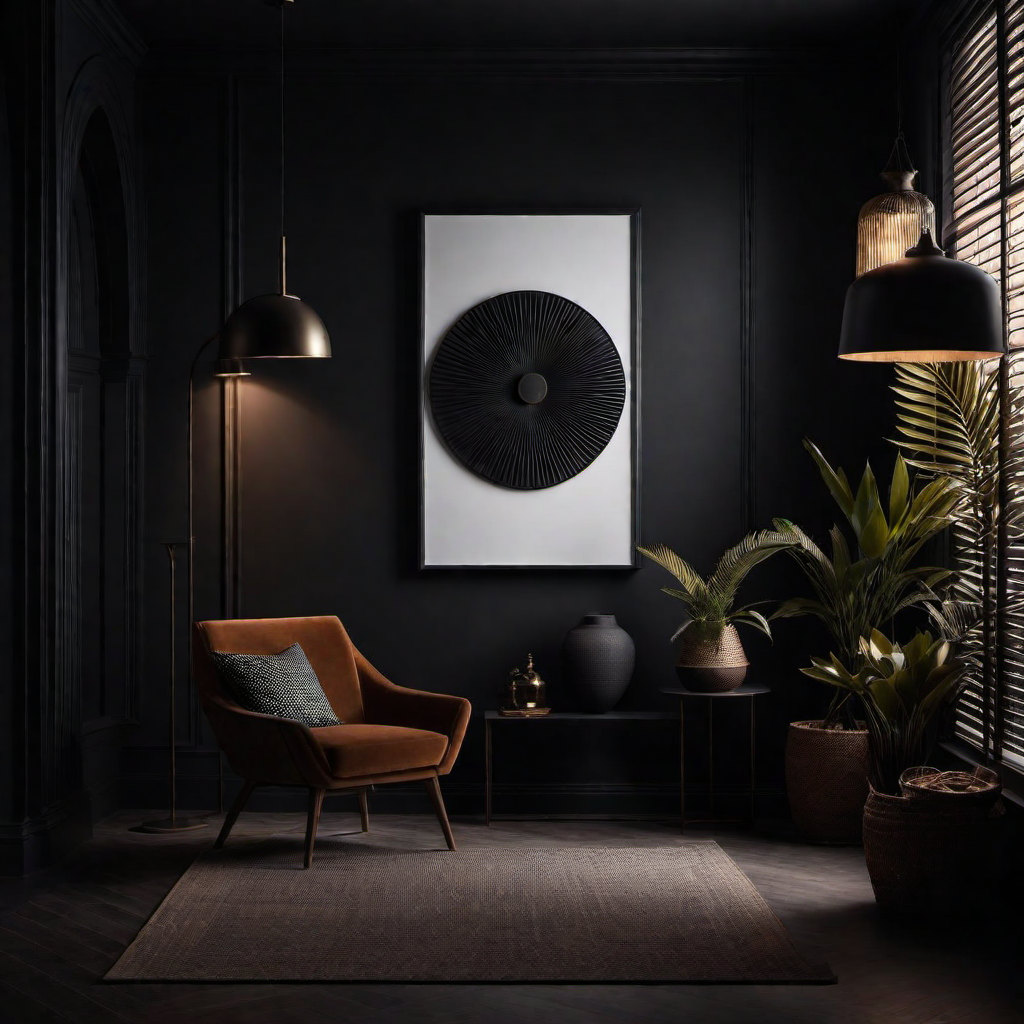 Shadow Play: Moody Home Decor with Dramatic Lighting