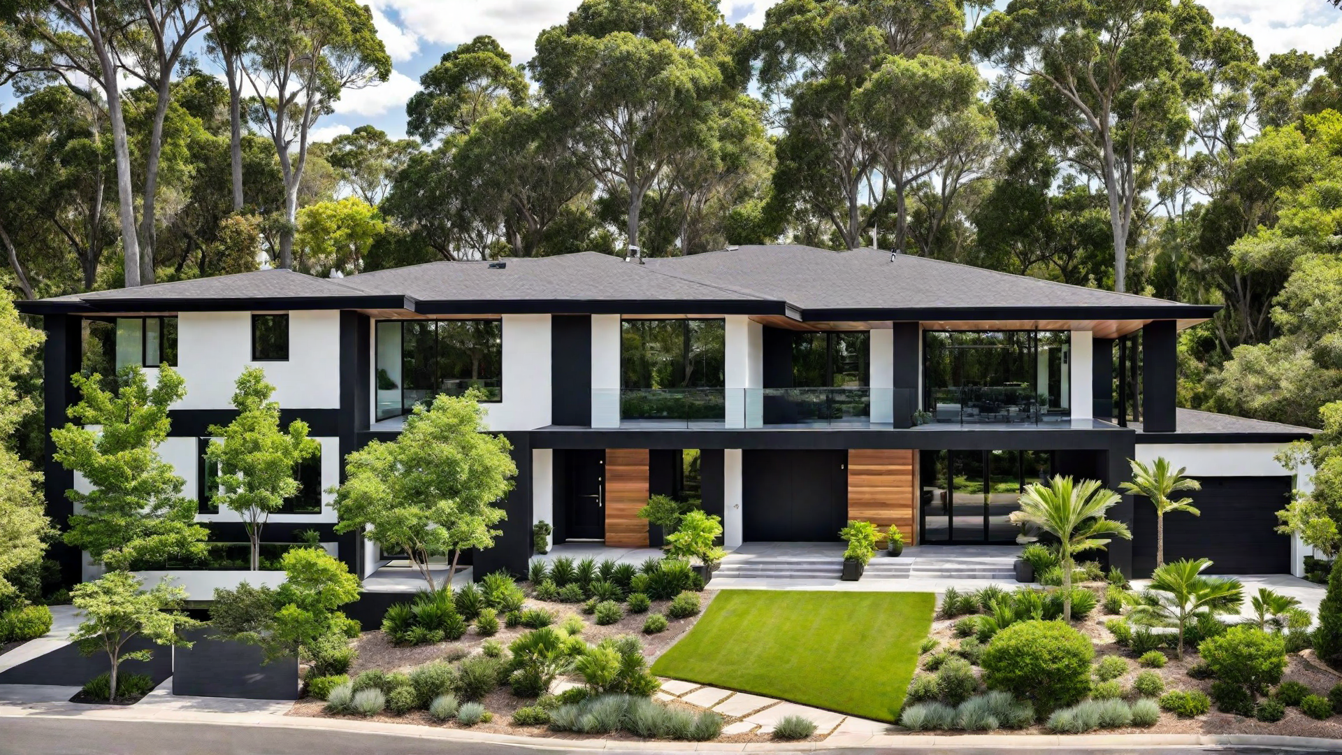 Playful Surfaces: Textured Black Exterior Materials