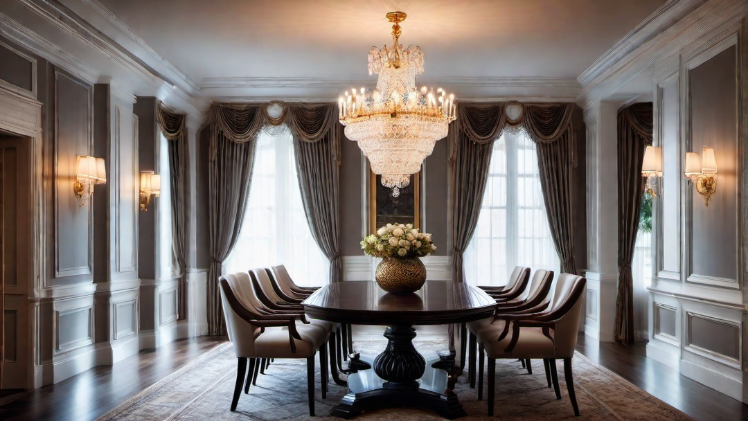 Gorgeous Lighting: Traditional Kitchen with Chandelier