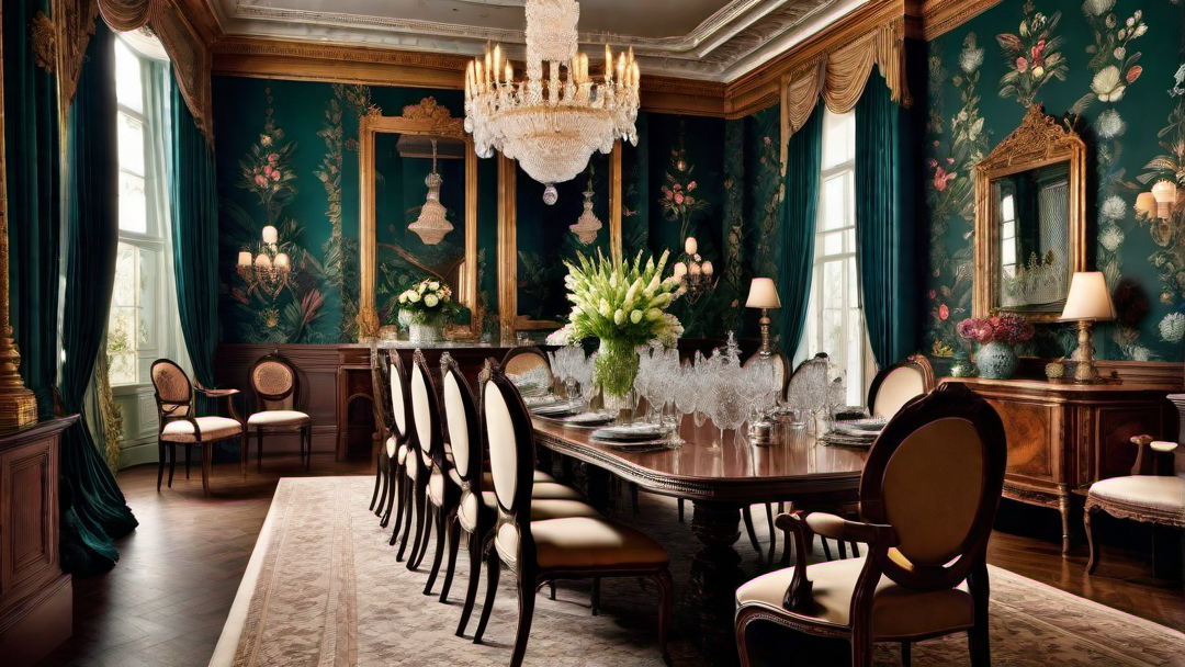 Victorian Florals: Incorporating Botanical Prints in Dining Room Design
