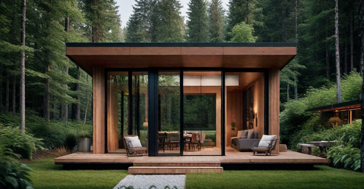 Scenic Serenity: Prefab Cabin in Nature