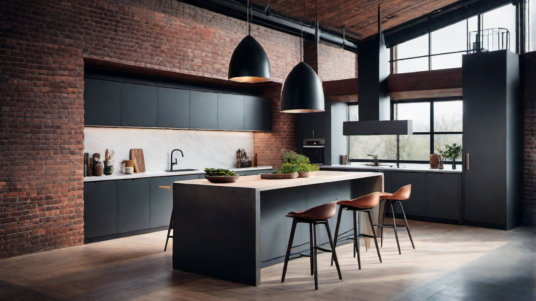 Industrial Kitchen Islands for Added Workspace