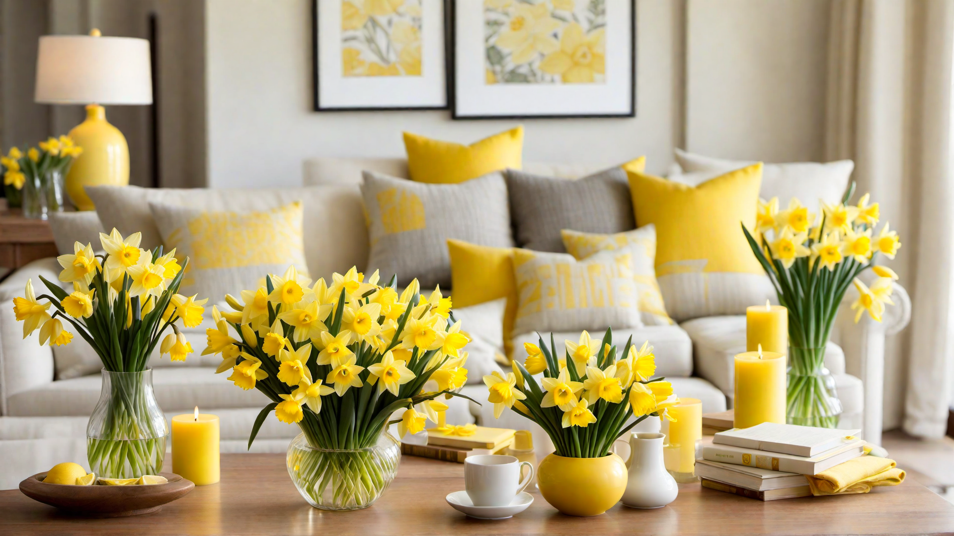 Daffodil Dreams: Yellow Floral Arrangements for Decor