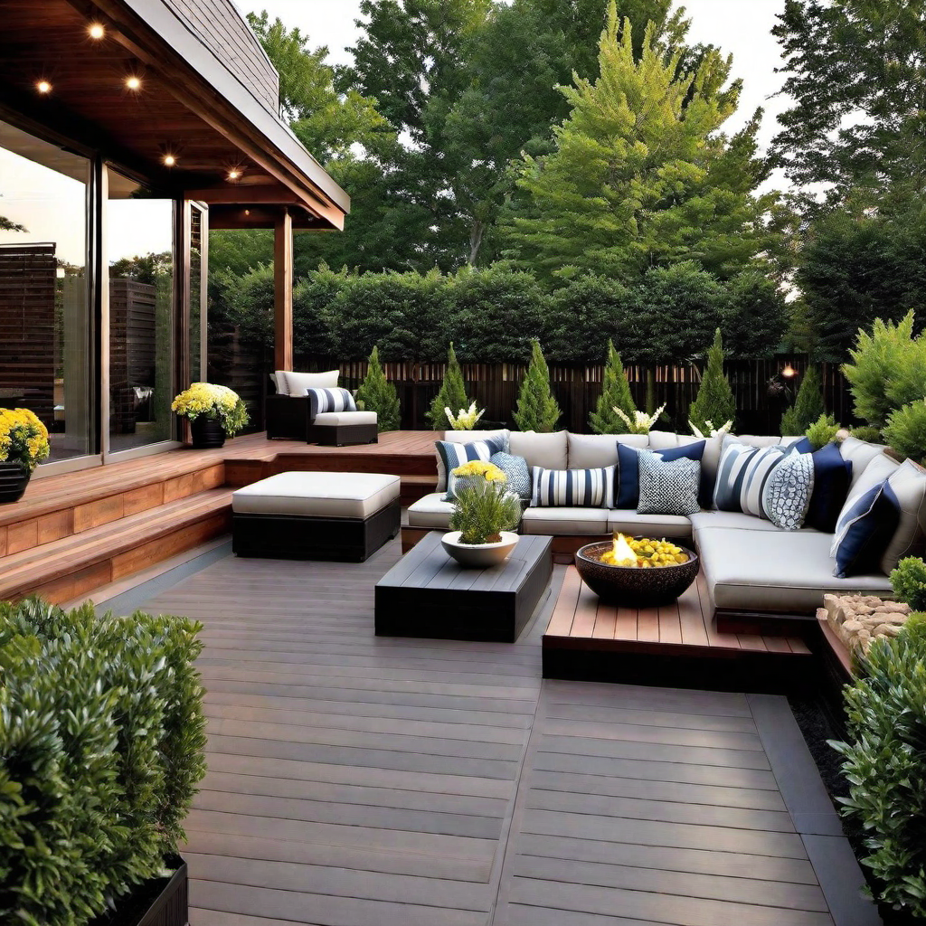 Remote Relaxation: Secluded Deck Area for Privacy