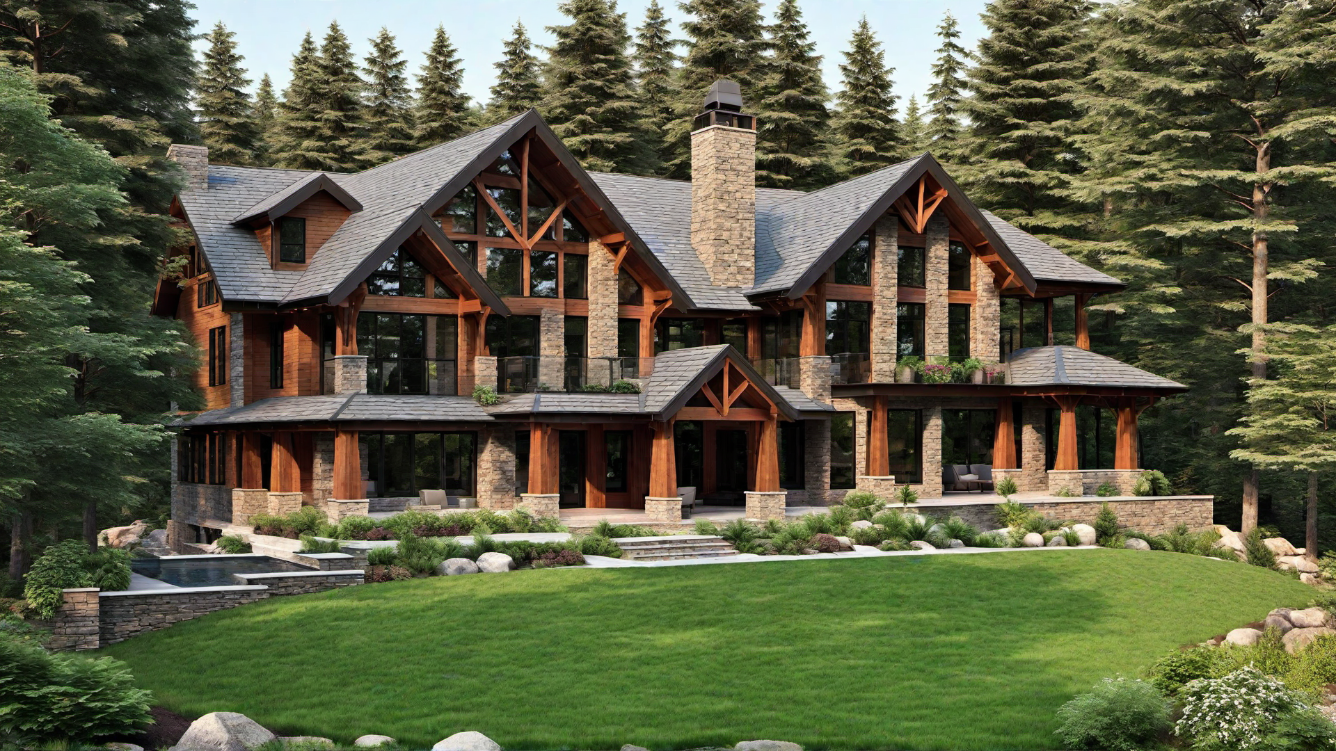 Forest Haven: Incorporating Wooded Surroundings into Design