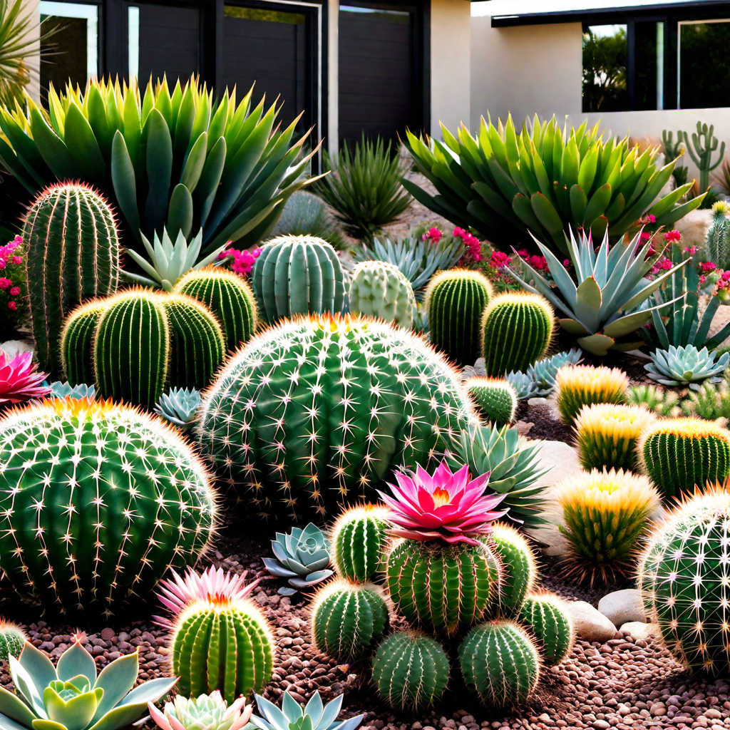 Cacti and Succulent Showcase: Desert-Inspired Garden Ideas