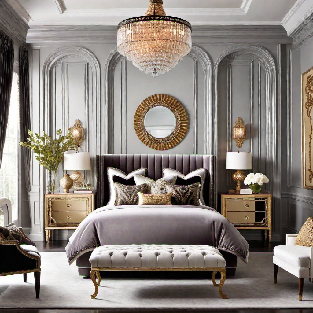 Vintage Glamour: Hollywood Regency Bedroom Inspiration
