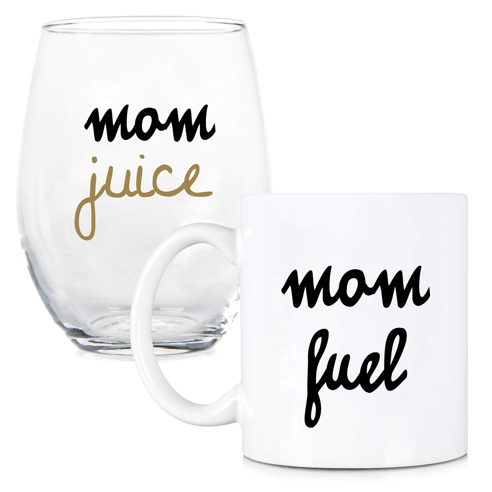 Mom Juice Wine Glass