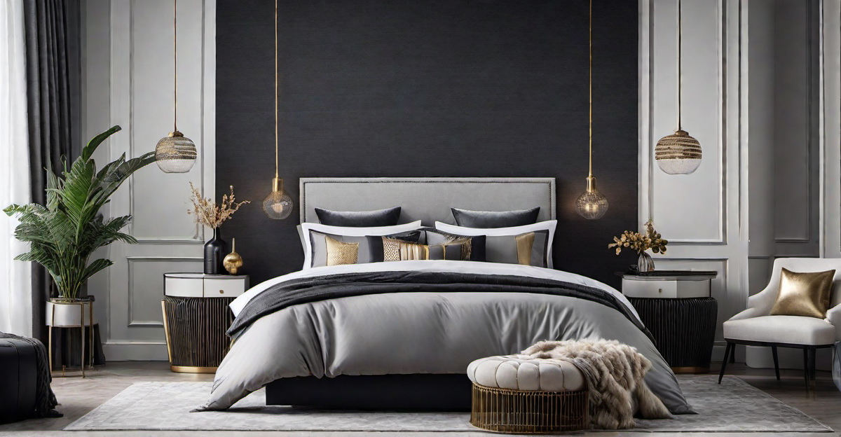 Transforming Your Bedroom with Dramatic Charcoal Grey Accents