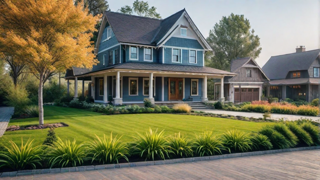 Front Yard Landscape: Native Plants and Flower Beds