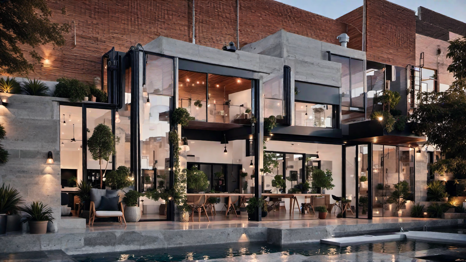 Outdoor Seating Areas: Complementing Industrial Aesthetics