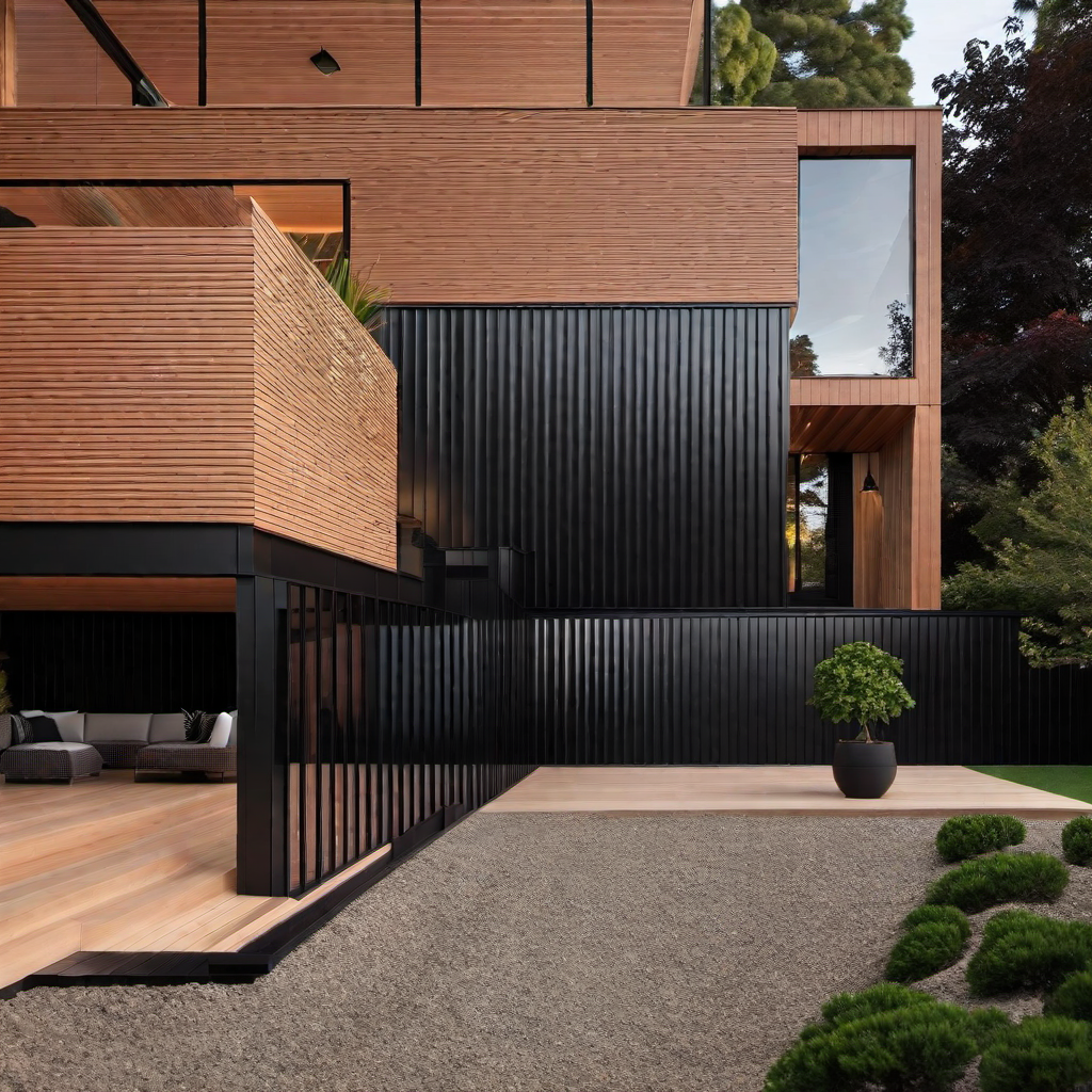 Effortless Elegance: Black and Cedar House Transformation