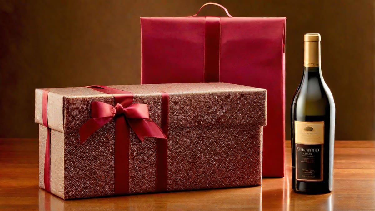 How To Wrap A Bottle Of Wine With Wrapping Paper