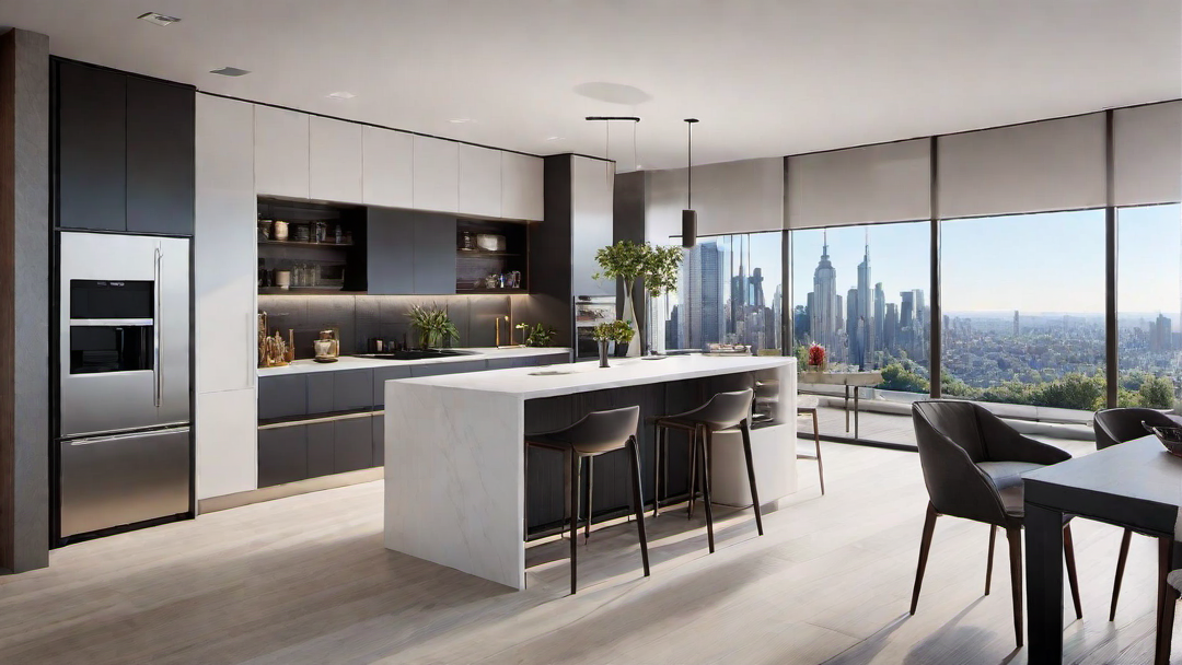 Cosmopolitan Chic: Sleek Kitchen for Urban Dwellers