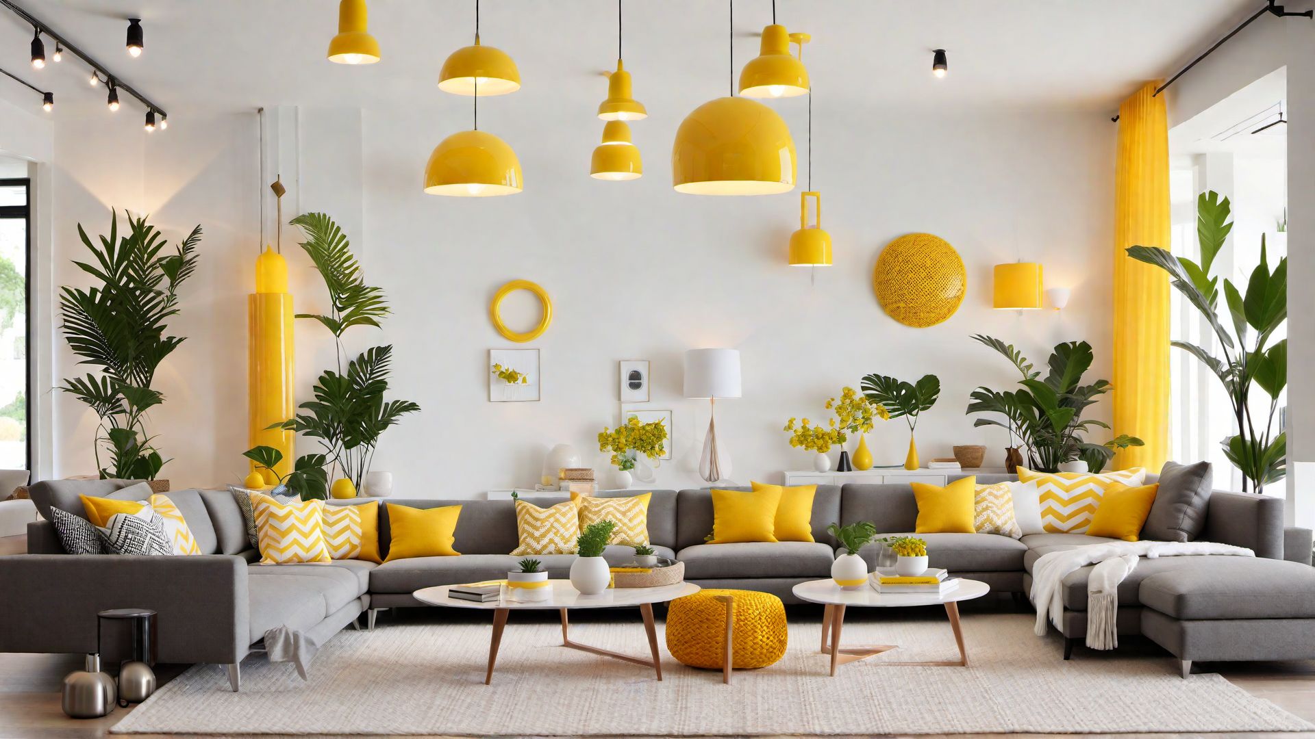 Luminous Lamps: Yellow Lighting Fixtures