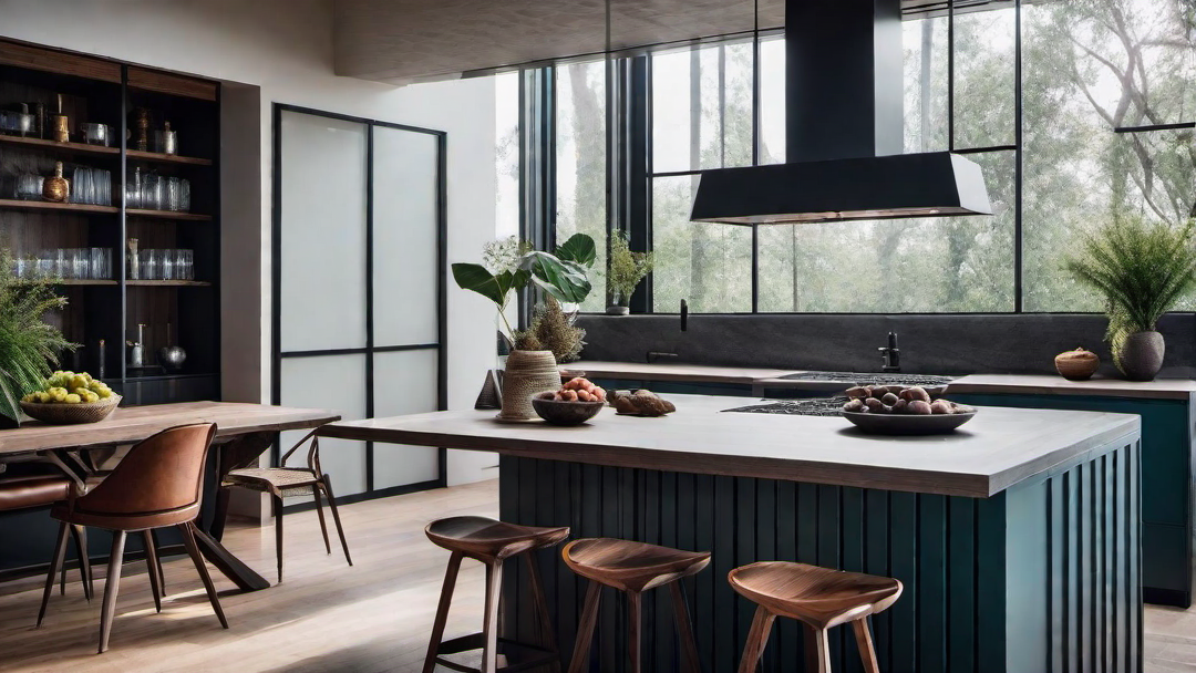 Funky Fresh: Eclectic Kitchen with Funky Lighting