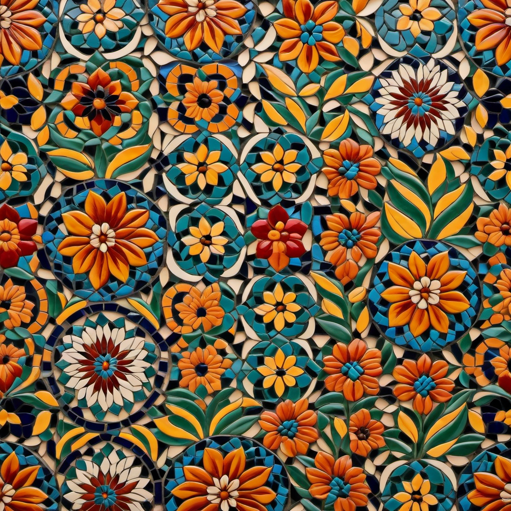Mexican Mosaics: Intricate and Colorful Designs