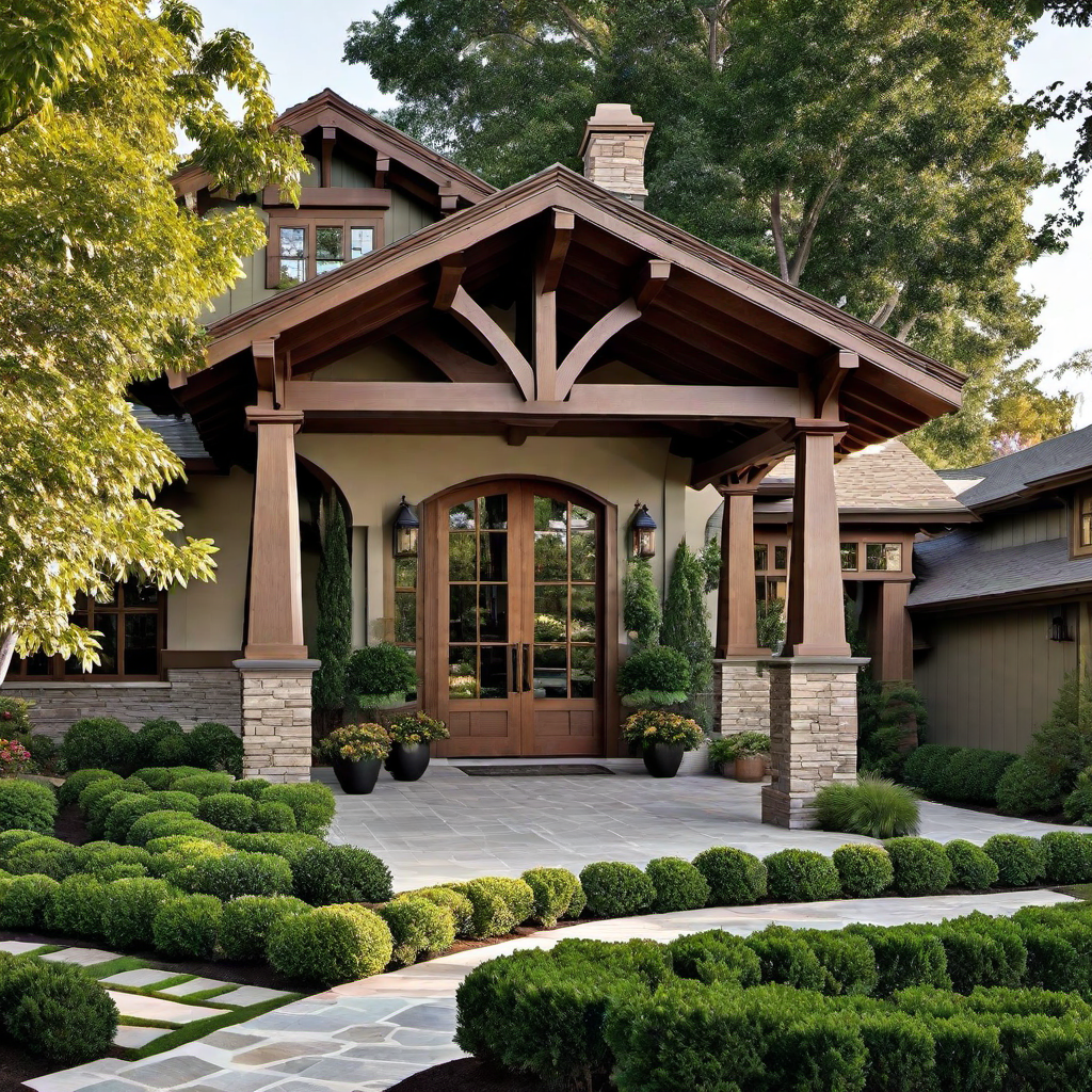 Craftsman Exterior Arbors: Vine-Covered Structures