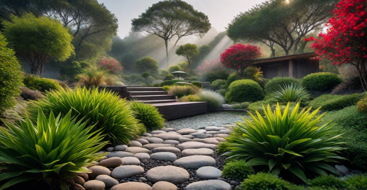 Pebble Seaside Landscapes: Coastal and Tranquil Garden Settings