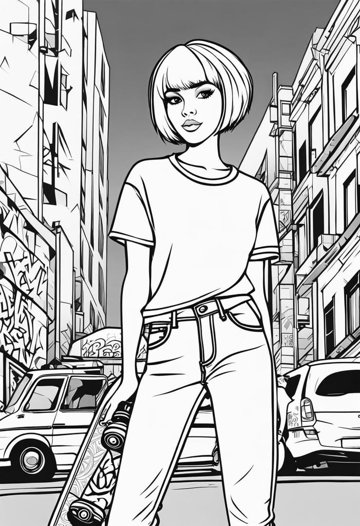 40+ Free Baddie Coloring Pages – Color And Play