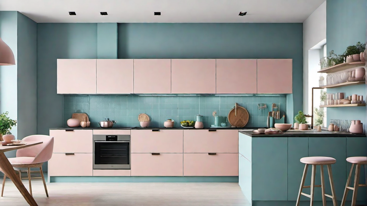 Scandinavian Simplicity: Colorful Kitchen in Nordic Style