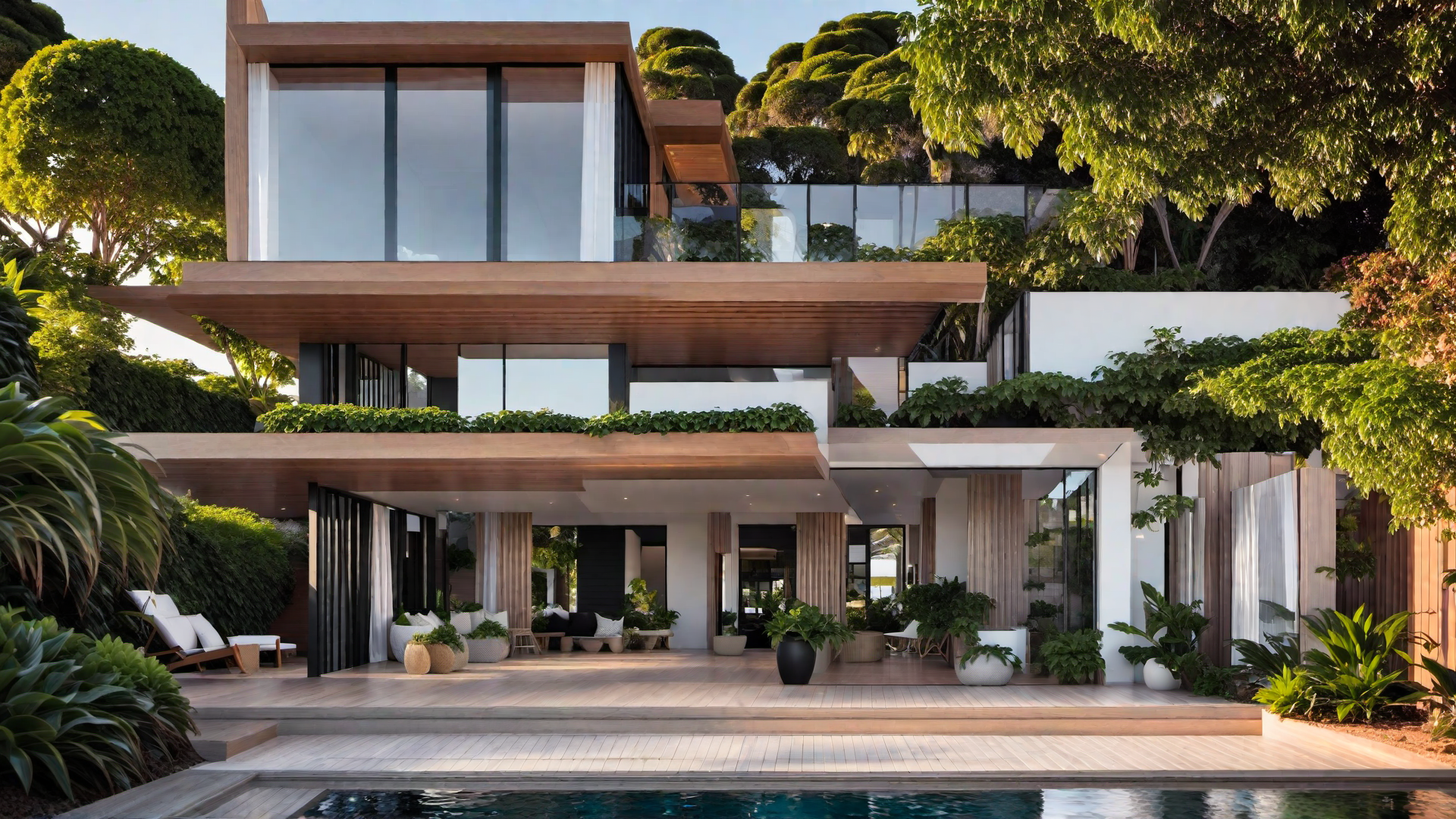 Sustainable Shoreline: Eco-friendly Materials and Greenery