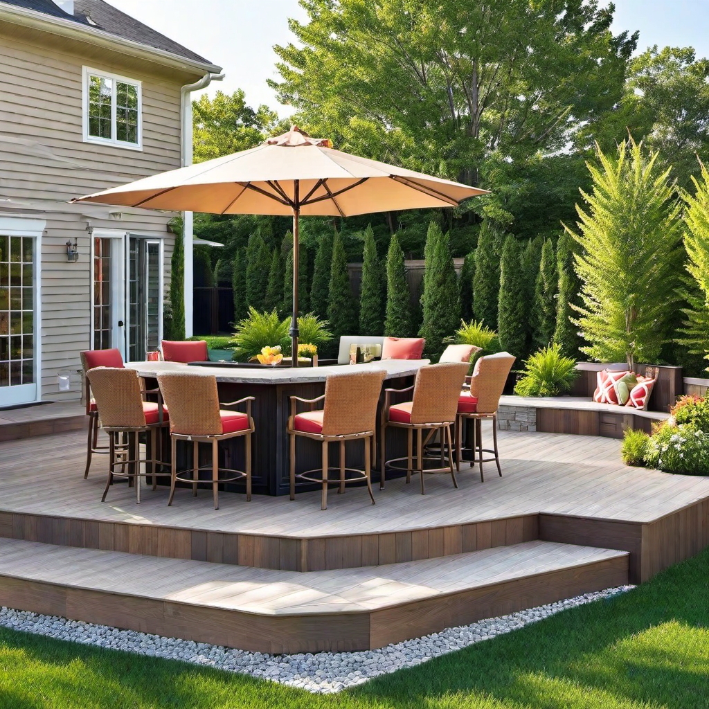 Sun-soaked Sanctuary: Backyard Decking Design for Tanning